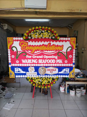 Papan Bunga Paket Wedding Jakarta